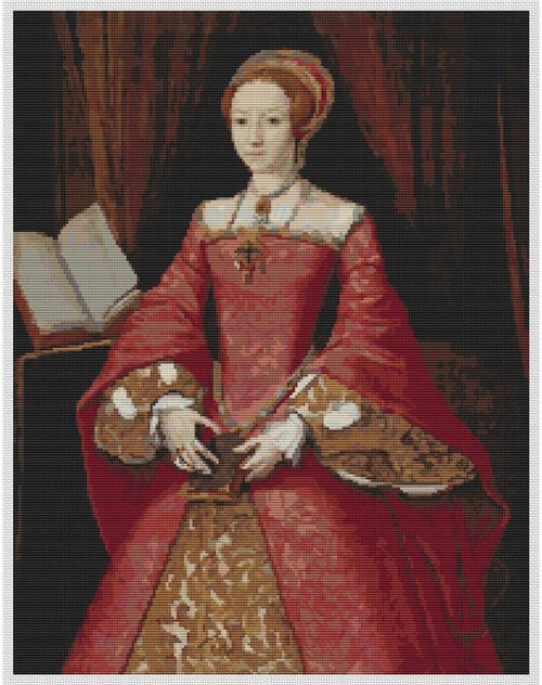 Portrait Of Elizabeth I As A Princess / The Art Of Stitch