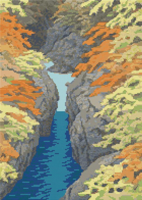 Autumn By Kawase Hasui / The Art Of Stitch