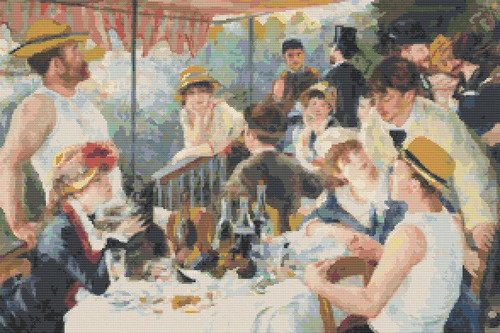The Luncheon Of The Boating Party / The Art Of Stitch