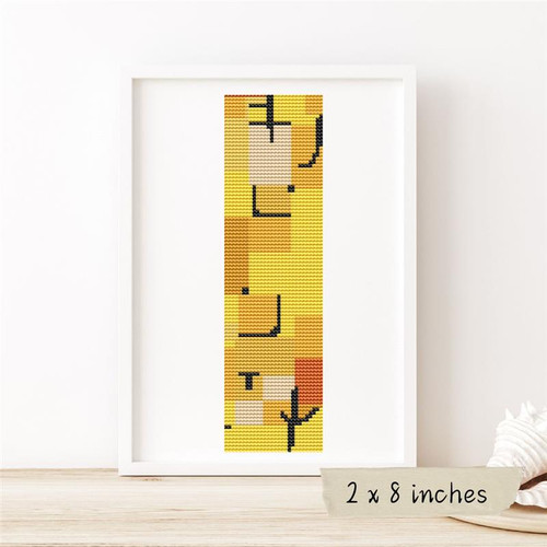 Characters In Yellow (Bookmark Chart) / The Art Of Stitch