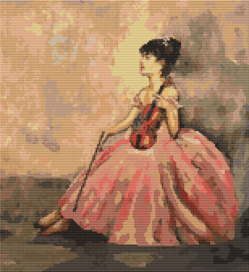 Violinist At Rest / The Art Of Stitch