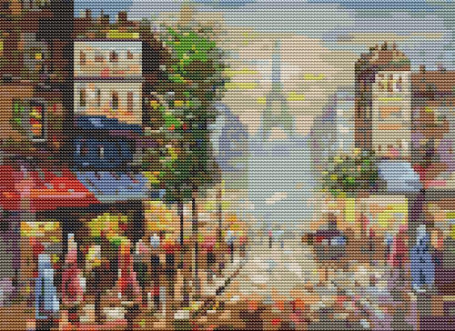 View Of The Eiffel Tower / The Art Of Stitch