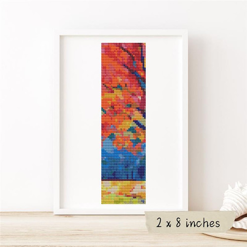The Colors Of Autumn (Bookmark Chart) / The Art Of Stitch