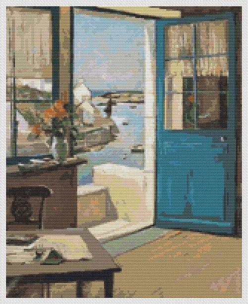 The Blue Door / The Art Of Stitch