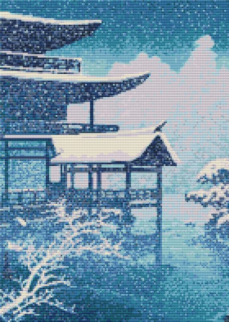 Snow On Lake / The Art Of Stitch