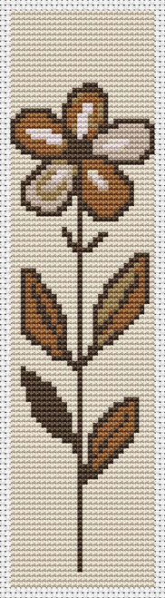 Floral Motif (Bookmark Chart) / The Art Of Stitch