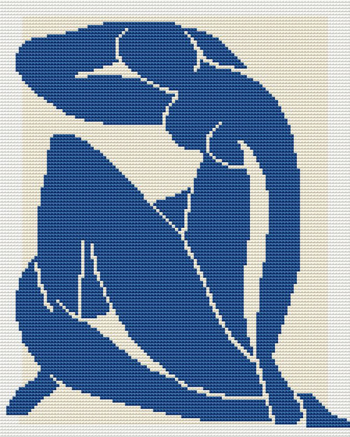 Blue Nude II / The Art Of Stitch