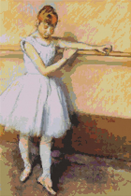 Dancer At The Barre By Edgar Degas / The Art Of Stitch