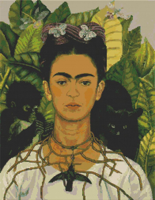 Self Portrait With A Necklace Of Thorns / The Art Of Stitch
