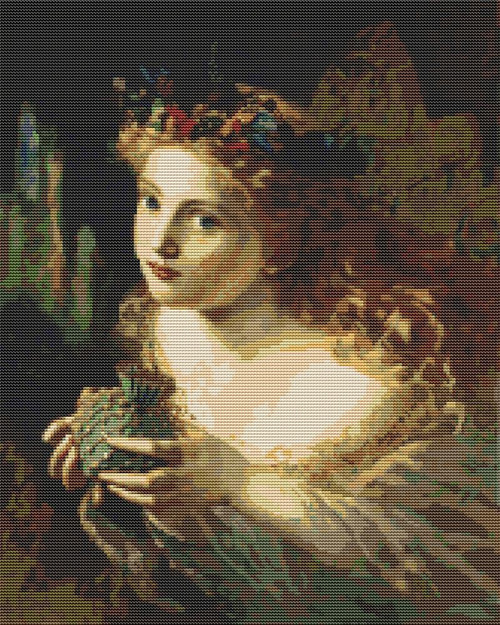 Take The Fair Face Of Woman By Sophie Gengembre Anderson Cross Stitch Chart / The Art Of Stitch