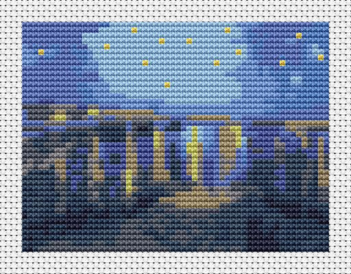 Starry Night Over The Rhone (Miniature Chart) / The Art Of Stitch