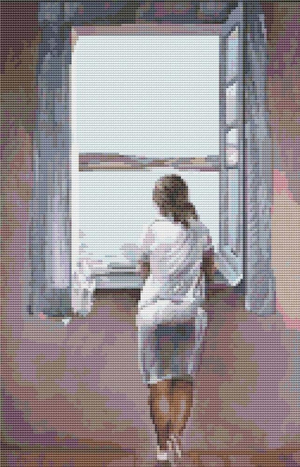 Figure At A Window By Salvador Dali / The Art Of Stitch