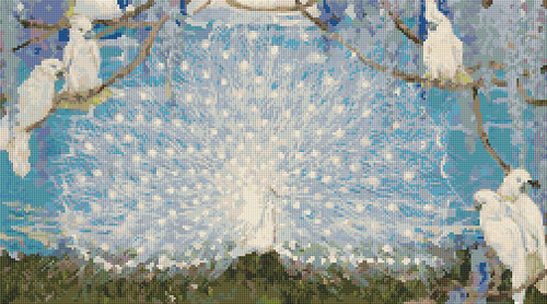 Peacock And Cockatoos / The Art Of Stitch