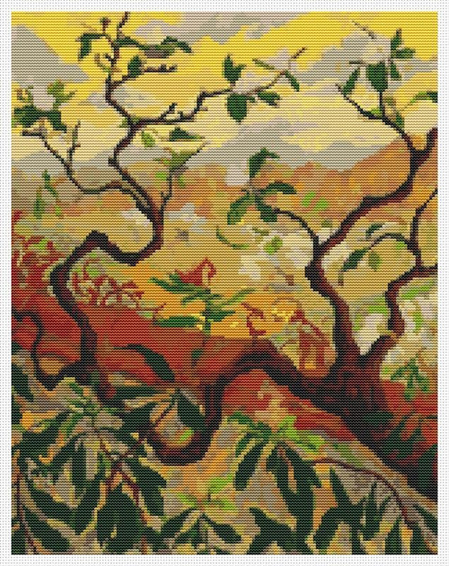 Japanese Style Landscape / The Art Of Stitch
