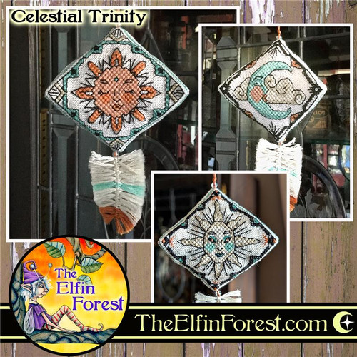 Celestial Trinity Ornament Charm / The Elfin Forest