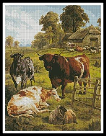 A Pedigree Bull - #10070 / The Prairie Schooler