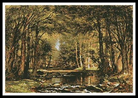 A Catskill Brook - #10113 / The Prairie Schooler