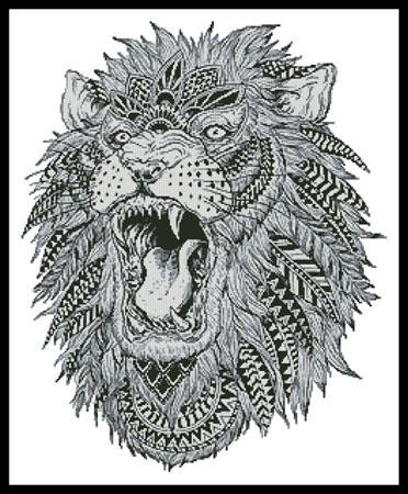 Abstract Lion - #11928 / The Proper Stitcher