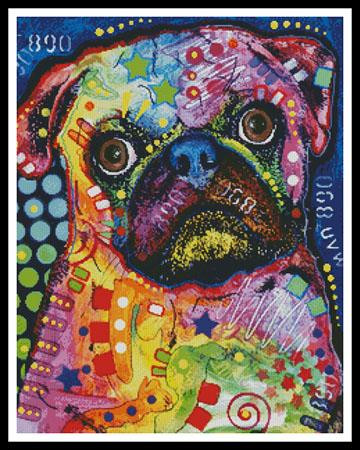 Abstract Pug - #13083 - Artl / The Proper Stitcher