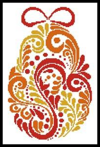Abstract Easter Egg 2 - #13175 / The Proper Stitcher