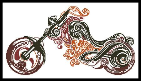 Abstract Motorbike - #13645 / The Proper Stitcher