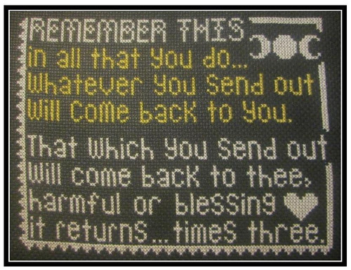 Rule Of Three / The Stitcherhood