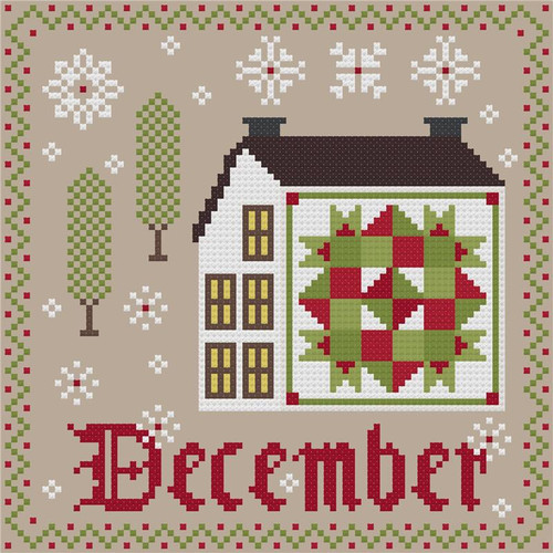 December Patchwork Saltbox / The Woolly Ewe