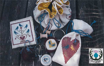 Stitchers Pouch / Thistles