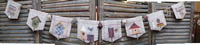 Birdhouse Garland & Alphabet / Thistles