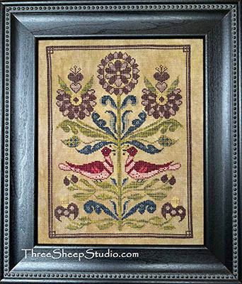 1750 Lancaster County Fraktur / Three Sheep Studio