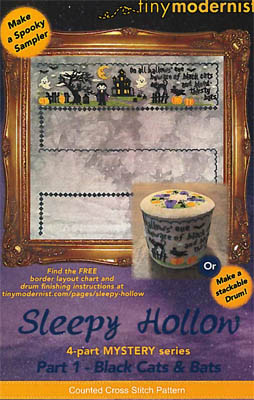 Sleepy Hollow - 1 (Black Cats & Bats) / Tiny Modernist Inc