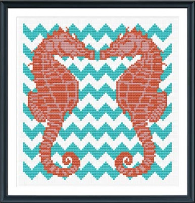 Chevron Seahorses / Tiny Modernist Inc