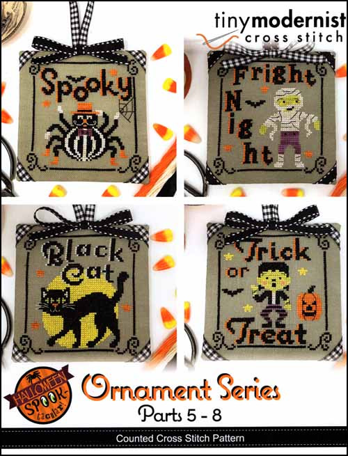 Halloween Spooktacular Ornament Series Parts 5 - 8 / Tiny Modernist Inc