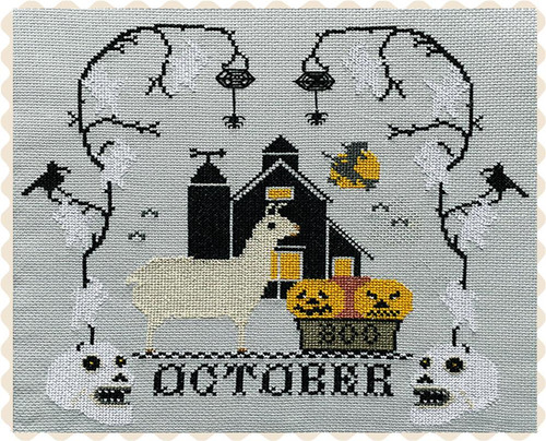 Barn Calendar October / Twin Peak Primitives