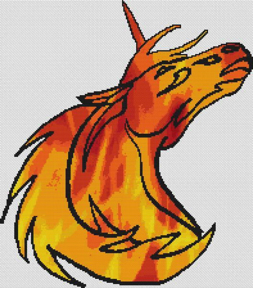 Firemare / White Willow Stitching