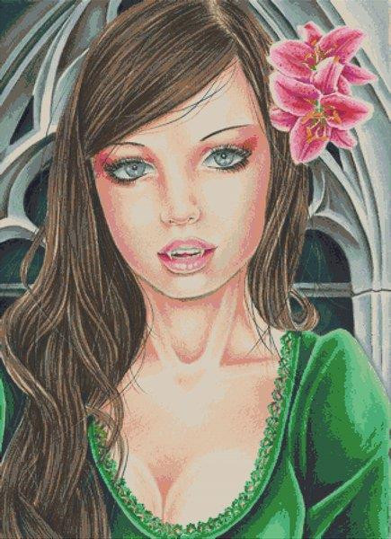 Flower - Vampire / White Willow Stitching