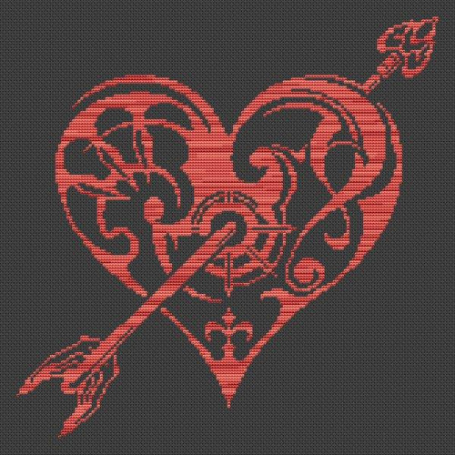 A Shot Through The Heart / White Willow Stitching