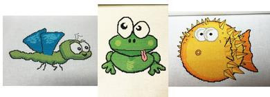 Cartoon Animals Book 1 / White Willow Stitching