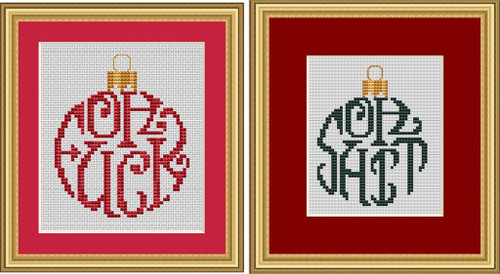 Humbug Ornaments Part 2 / White Willow Stitching