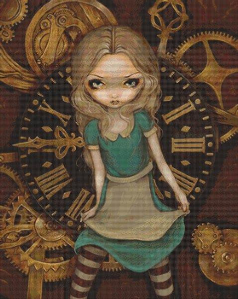 Alice In Clockwork / White Willow Stitching