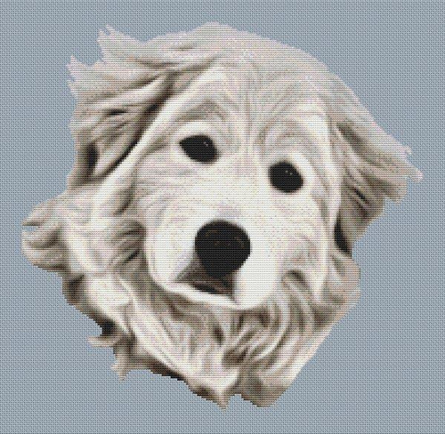 Great Pyrenees / White Willow Stitching
