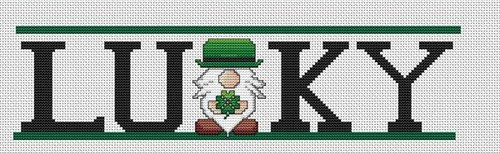 Lucky Gnome / White Willow Stitching