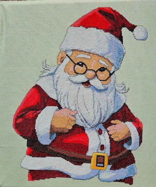 Jolly St. Nick / White Willow Stitching