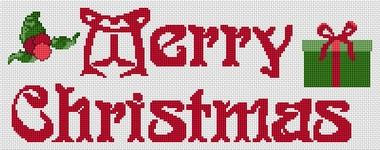 Merry Christmas / White Willow Stitching