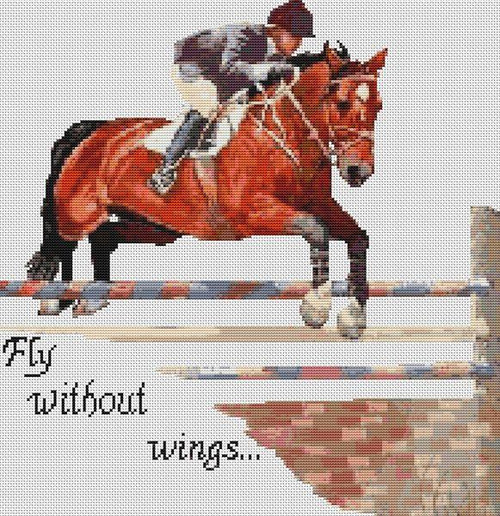 Fly Without Wings / White Willow Stitching