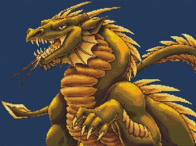 Dragon / White Willow Stitching