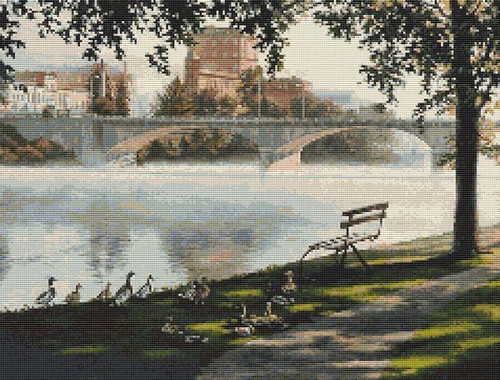Hickory Street Bridge / White Willow Stitching