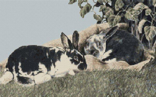 Lucks And Mouse / White Willow Stitching