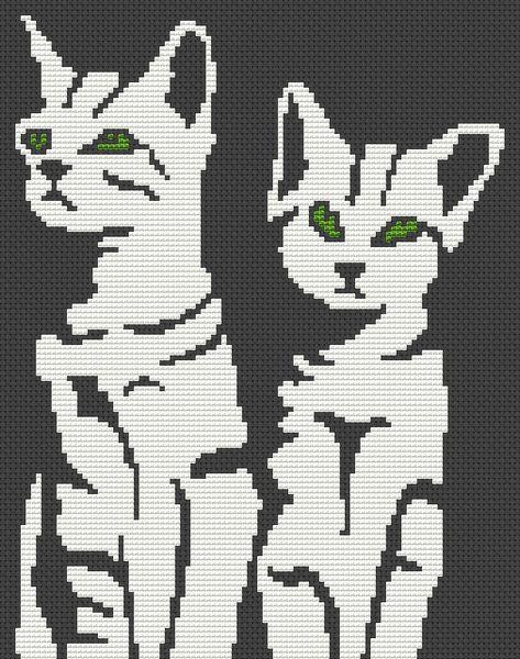 Kittens / White Willow Stitching