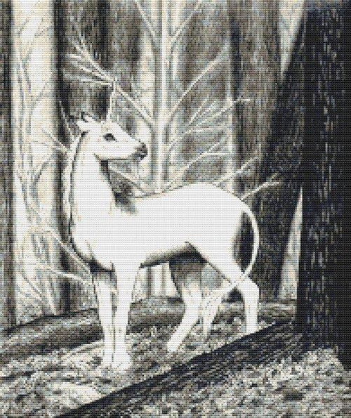 Forest Unicorn / White Willow Stitching